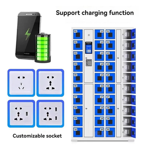 Casier de recharge intelligent pour téléphone portable avec système de reconnaissance faciale et auto-codage, écran 7 pouces, écologique, pour piscine - Product Image 4