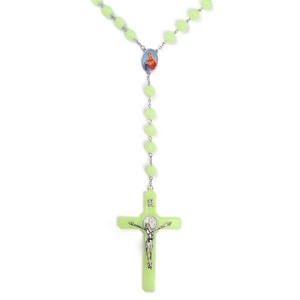 Colgante de Corazón Inmaculado para pared, colgante de corazón de <span class=keywords><strong>la</strong></span> <span class=keywords><strong>Virgen</strong></span> Marí<span class=keywords><strong>a</strong></span>, Rosa enorme, cuentas de 16mm, regalo de decoración para el hogar - Product Image 4
