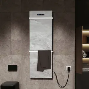 Lüks modern üretmektedir banyo havlu askısı duvar havlu askısı paslanmaz çelik elektrikli havlu kurutmalığı raf