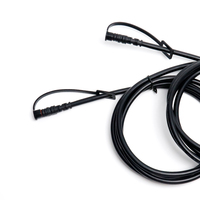 Kabel Daya Fish Finder Tahan Air IP67 Kustom Pabrik 1.5m 2m 3m 5m Konektor M8 Male dengan Sekring Inline
