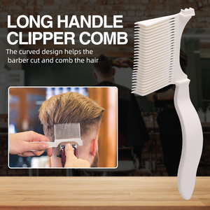Peignes dégradés compatibles avec toutes les tondeuses à <span class=keywords><strong>cheveux</strong></span>, accessoires de barbier, peigne à <span class=keywords><strong>dégradé</strong></span> à <span class=keywords><strong>long</strong></span> manche - Product Image 2