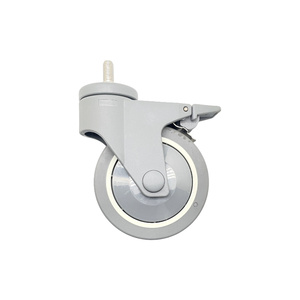 Embout de rechange en caoutchouc gris durable pour chaise de douche, antidérapant et de sécurité pour la salle de bain - Product Image 1
