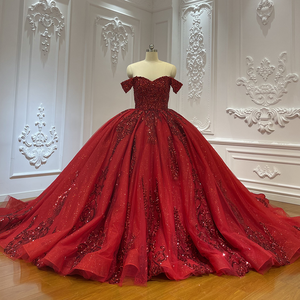 open lace back dress Zapakasa Women Dark Red Sequins Mermaid Long Sparkly Prom Dress with Slit, Dark Red / US12