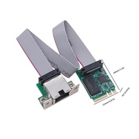 Adaptador Ethernet M2 A+E 25G, Tarjeta de Red Interna Multi-Gigabit PCI-X 25G/1G/100M 8125B COM