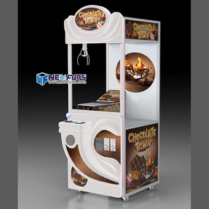 Castelo de Neofuns Chocolate Máquina de Garra Guindaste Carnaval Jogo Guindaste Máquina de Venda Automática de Chocolate para Venda