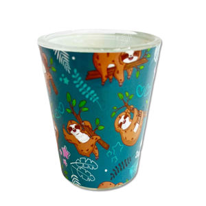 Logotipo personalizado de fábrica Calcomanía Impresión completa Puerto Rico <span class=keywords><strong>Costa</strong></span> Rica Recuerdo Perezoso Vaso de chupito - Product Image 1