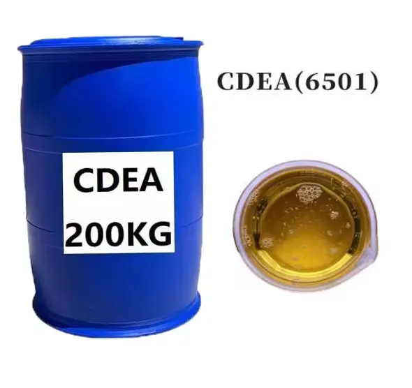 Melhor preço Dietanolâmida de coco CDEA CDEA 6501 CAS 68603-42-9 amarelo claro