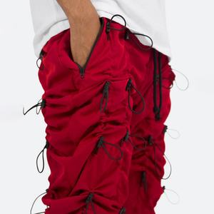 Pantalon tactique en nylon pour homme avec logo personnalisé, cordon élastique superposé à plusieurs attaches, vente en gros - Product Image 6