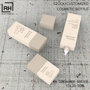 Flacon de crème <span class=keywords><strong>solaire</strong></span> émulsion 30 ml 50 ml, écologique, PCR PE, contenant haut de gamme pour les produits de soin de la peau et du corps pour hommes - Product Image 1