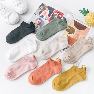 Calcetines tobilleros simples y bonitos para adultos, venta al por mayor - Product Image 3