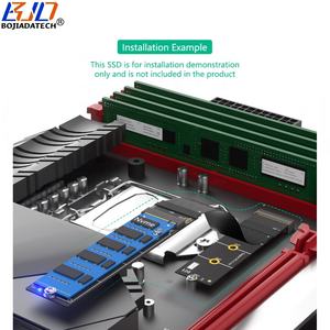 กุญแจ M.2 180องศา NGFF-M ไปยังคีย์ M/B + M PCIe 4.0 4X 2280 M2การ์ดอะแดปเตอร์ SSD NVMe + สายเคเบิลข้อมูลที่ยืดหยุ่น20ซม. 30ซม. ในสต็อก - Product Image 5