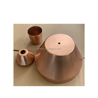 Rotation de métal cnc, expédition en chine, dôme en cuivre, personnalisé