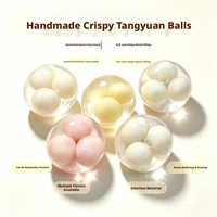 Nouveau jouet à presser Tangyuan Crisp Rainbow Crispy Ball, boule artisanale Tangyuan Crisp pour soulager le stress et réduire la pression