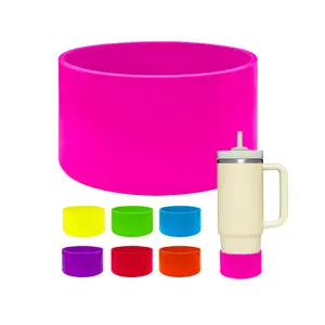 New Neon color Silicone Sleeve Boots Protective sleeve for Tumbler 12- 40oz Water Bottles Boot