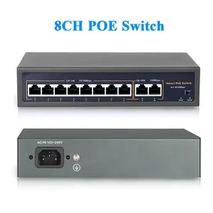 Switch réseau POE <span class=keywords><strong>Techage</strong></span> 48V 4CH/8CH/16CH 10/100Mbps IEEE 802.3af/at Ethernet Full-Duplex pour système de caméra IP sans fil AP CCTV - Product Image 5