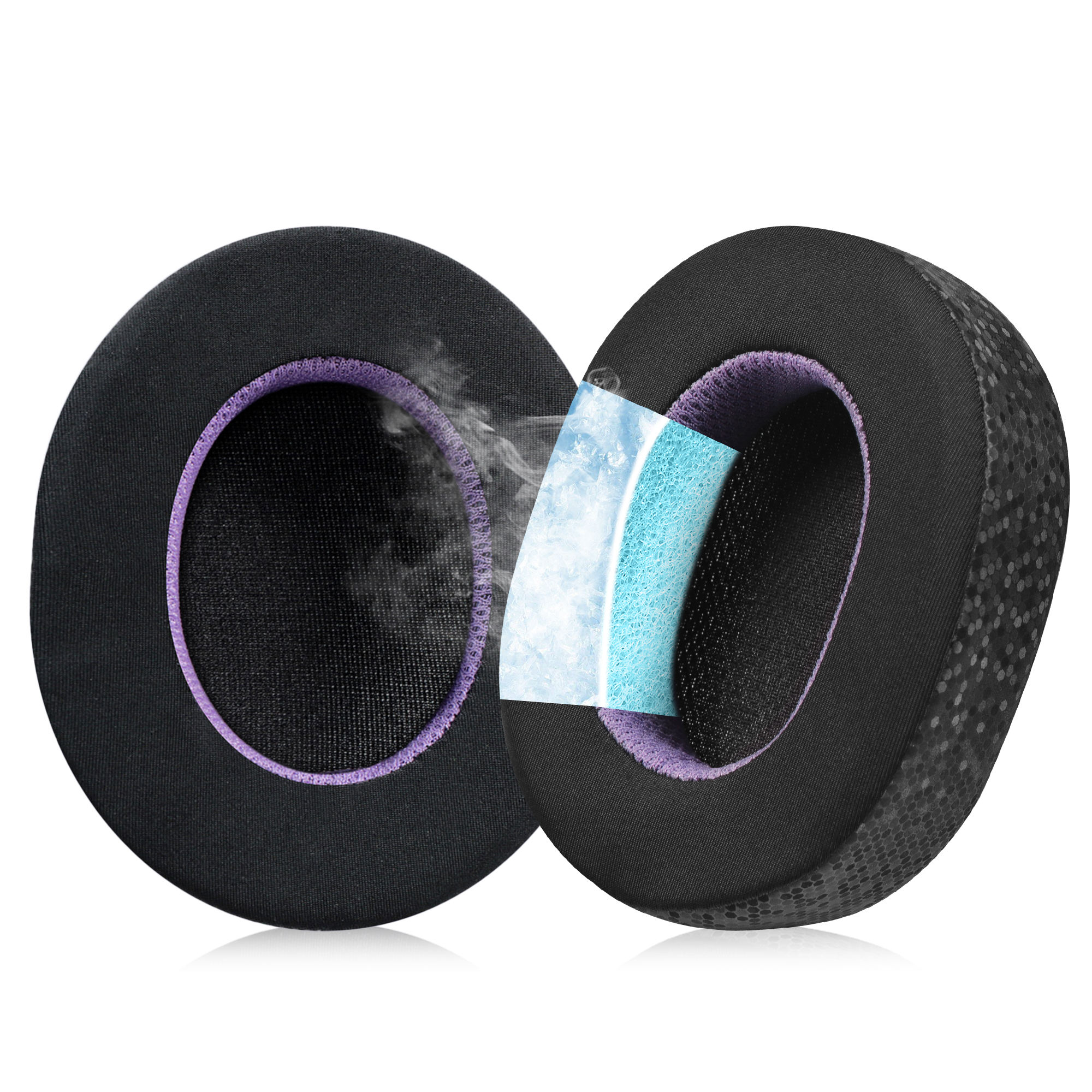 เจลน้ำแข็งวิเศษสีดำ + สีม่วง