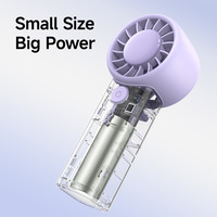 Mini ventilateur portatif sans pales, rechargeable par USB, format poche, avec cordon, pour usage domestique estival