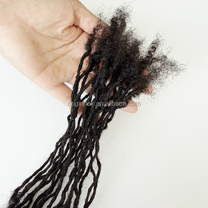 Extensions de <span class=keywords><strong>cheveux</strong></span> 100% <span class=keywords><strong>naturels</strong></span> Remy, style afro indien bouclé, longueur étirée de 6 pouces, pour tissage au crochet, type Sister <span class=keywords><strong>Locks</strong></span> - Product Image 3