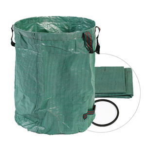 Bolsa de almacenamiento de residuos de jardín, contenedor de hojas a prueba de agua, Soporte redondo portátil, bolsa de abono orgánico para cocina y jardín - Product Image 3