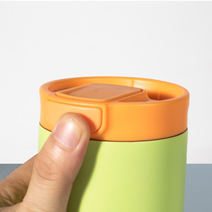 Stainless Steel <b>Insulated</b> Tumbler 2025 New Style One Handed Operation Coffee <b>Mug</b> Travel Outdoor Use - Product Image 3