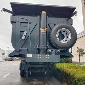 ¡Grandes Ofertas! Fabricantes Chinos Suministran Directamente Semirremolque Trasero Doméstico de Acero de Gran Tamaño de 10500 mm, 4 Ejes, 38 cbm/60T - Product Image 3