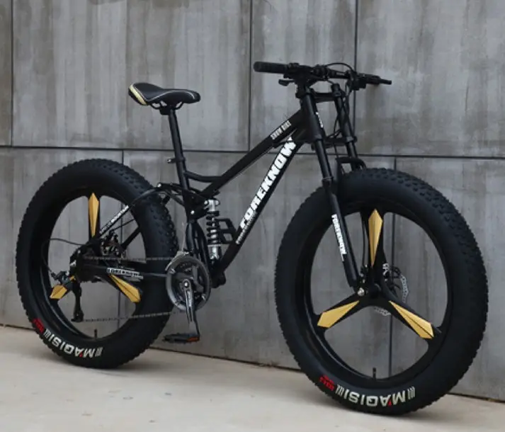 five blade fat tires china fat mountain bike Factory High Carbon Steel Frame Adult 21 Speed three Wheels 26x4.0 Fat Bike 27.5"