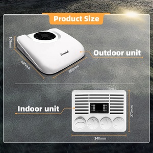 Puremind OEM ODM Camión <span class=keywords><strong>AC</strong></span> Coche Autocaravana 12V 24V Aire acondicionado RV Estacionamiento en la azotea Aires acondicionados para Camper Van - Product Image 2