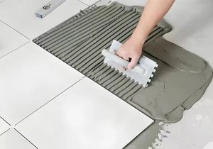 Adhesivo para Azulejos Grandes de Grado Industrial QYM C1, 20 kg, Pegamento Ecológico para Azulejos de Gran Formato, No Huecos - Product Image 3
