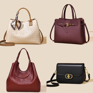 Sac à bandoulière pour femme haut de gamme 2025, grande capacité, en cuir PU souple, avec fermeture éclair, doublure en polyester, design panier de loisirs, usage quotidien - Product Image 5