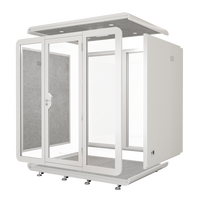 Cabine de bureau modulaire insonorisée pour réunion privée de deux personnes, cabine téléphonique de bureau