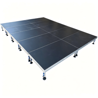 Plate-forme de présentation Mobile de 10 pouces, en aluminium, présentoir de scène