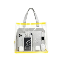 Sac fourre-tout en plastique tissé PP écologique, recyclable, imperméable, avec impression de logo personnalisé