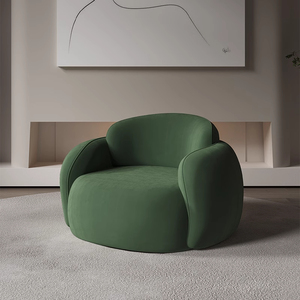 Poltrona Singola Moderna in Tessuto per Soggiorno e Balcone, Ideale per Aree Relax, Uffici e Sale d'<span class=keywords><strong>Attesa</strong></span> - Product Image 2