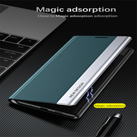 Étui à clapet avec fenêtre coulissante 2023 pour Xiaomi Poco X5 Pro, béquille magnétique, étui de téléphone portable pour Redmi Note 12 Pro Plus 12C 12T