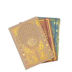 High Value Bronzing Cover <b>A5</b> <b>Notebook</b> 160g Thickened Dot Matrix Inner Page Spring Letter Series Printed Style Thread Sewing Gift - Product Image 1
