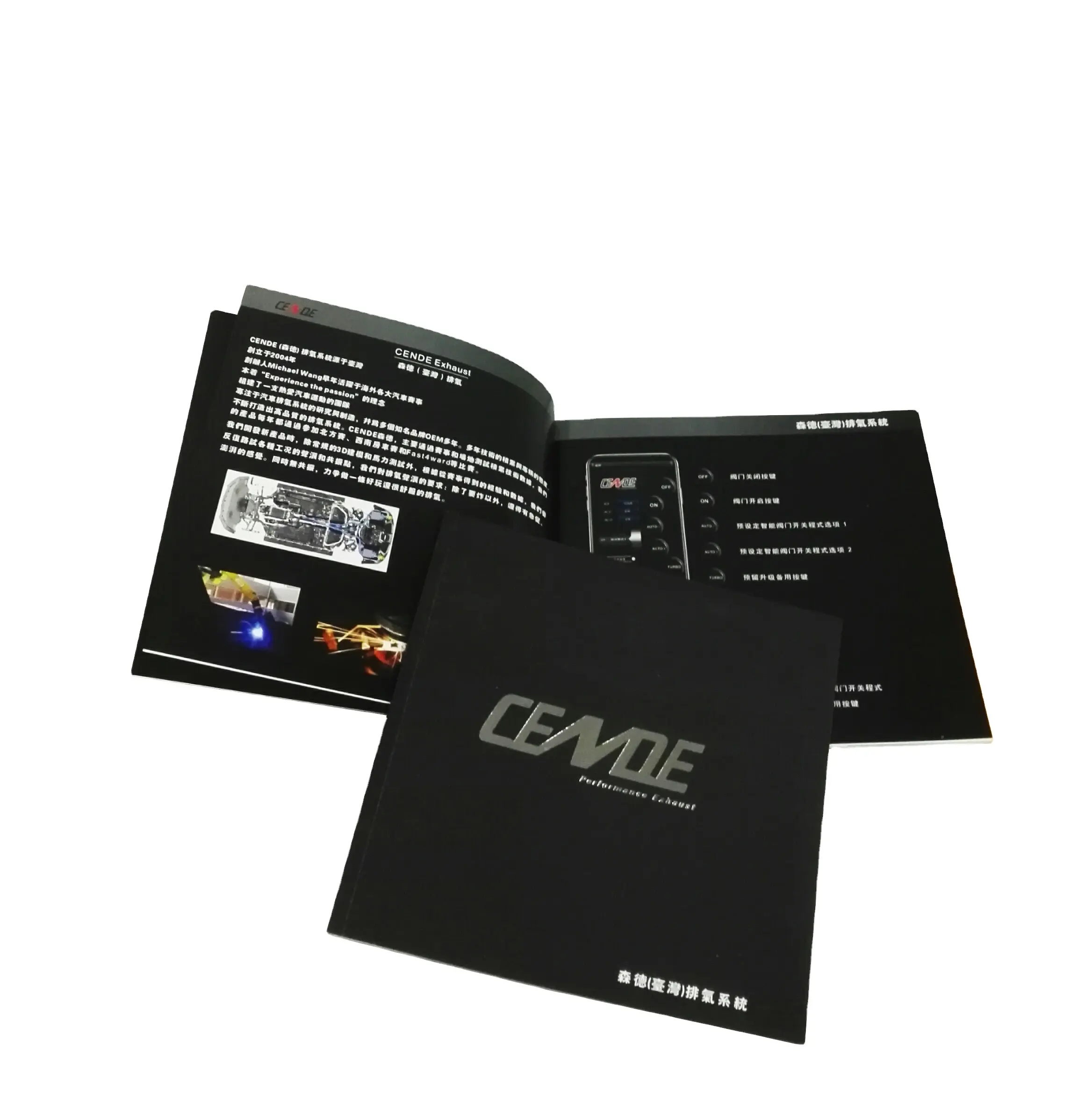 Custom Emboss Commercial Catalog Book Magazine Brochure Printing House