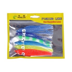 4 pollici Octopus Squid Gonna <span class=keywords><strong>Esche</strong></span> Esca Acqua Salata <span class=keywords><strong>Esche</strong></span> Da Pesca Soft - Product Image 6