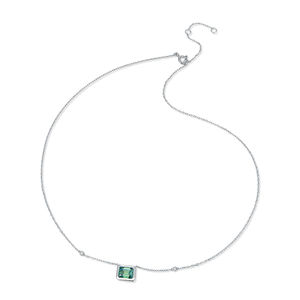 Collier tendance 2 carats avec pendentif en pierre de silicium colorée VVS1 pour femme - Product Image 2