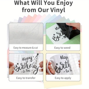 Tự dính Vinyl vinilo adhesivos CuộN corte de vinil Màu Cắt vĩnh viễn Vinyl cuộn cho cắt decal - Product Image 2
