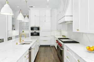 Cbmmart <span class=keywords><strong>ตู้</strong></span>ครัว<span class=keywords><strong>กึ่ง</strong></span>เงาสไตล์ยอดนิยมตู้เคลือบแล็กเกอร์ตู้ครัว<span class=keywords><strong>ว</strong></span>ัสดุ MDF ดีไซน์ใหม่ - Product Image 2