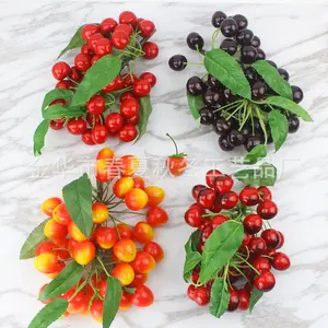 Cxqd Litchi Longan Tomatenkers Arbutus Suiker Oranje Schuim Fruit Model Decoratieve Simulatie String