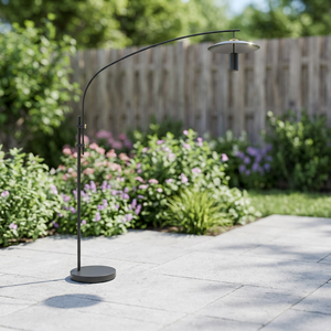 Lampe de sol intérieure LED Lumetal 100-240V, design automatique, IP20, 1750~1900MM, métal, 3000K, haute luminosité, CRI 80, jaune clair - Product Image 4