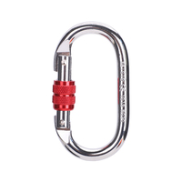 Mosquetons 25KN pour hamacs de yoga, camping, verrouillage robuste, léger, mosqueton d'escalade