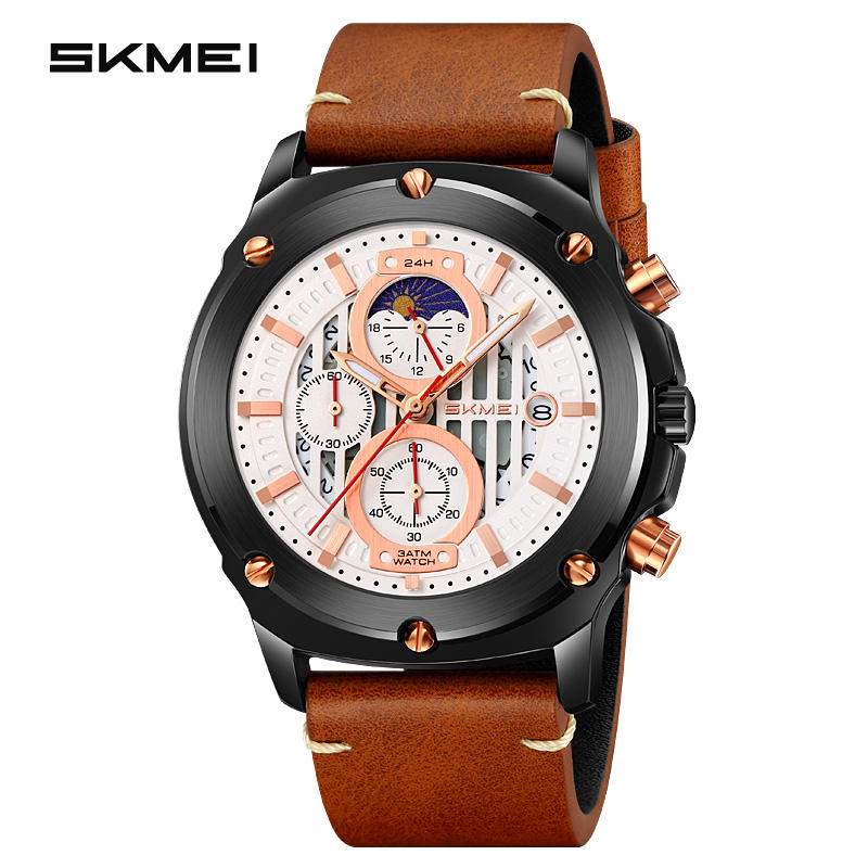 สีน้ำตาล/สีขาว