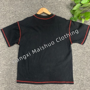 T-shirt noir à coupe ample avec impression numérique personnalisée Streetwear, t-shirts à manches courtes pour hommes en grande taille - Product Image 2