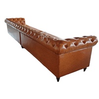 Canapé contemporain au design tufté de boutons avec accoudoir Mobilier souple pour restaurant Café Hôtel Salle à manger