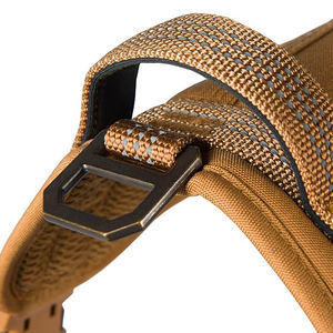 ランウィング調節可能な反射コントロールベスト犬用ハーネスS/M/Lソリッド耐久性のあるポリエステル/ナイロンパーソナライズされたジッパー付き交通用 - Product Image 4