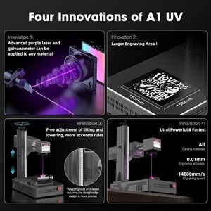 Máquina de Marcado Láser UV JPT de 3W 5W 10W de Alta Calidad, Precio Más Competitivo y Más Vendida, para Vidrio, Madera y Plástico - Product Image 2