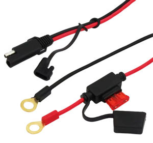 Wetterfestes SAE 2-Pin Schnellverbindungs-12V-Kupferkern-PVC-Isolierungs-Elektronikkabel für Solarpanels, 300mm Länge - Product Image 4