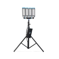 Menara Lampu LED Listrik Atlas Copco HiLight PE3 3000 M2 4x120W SMD Kontrol WiFi IP67 30kg